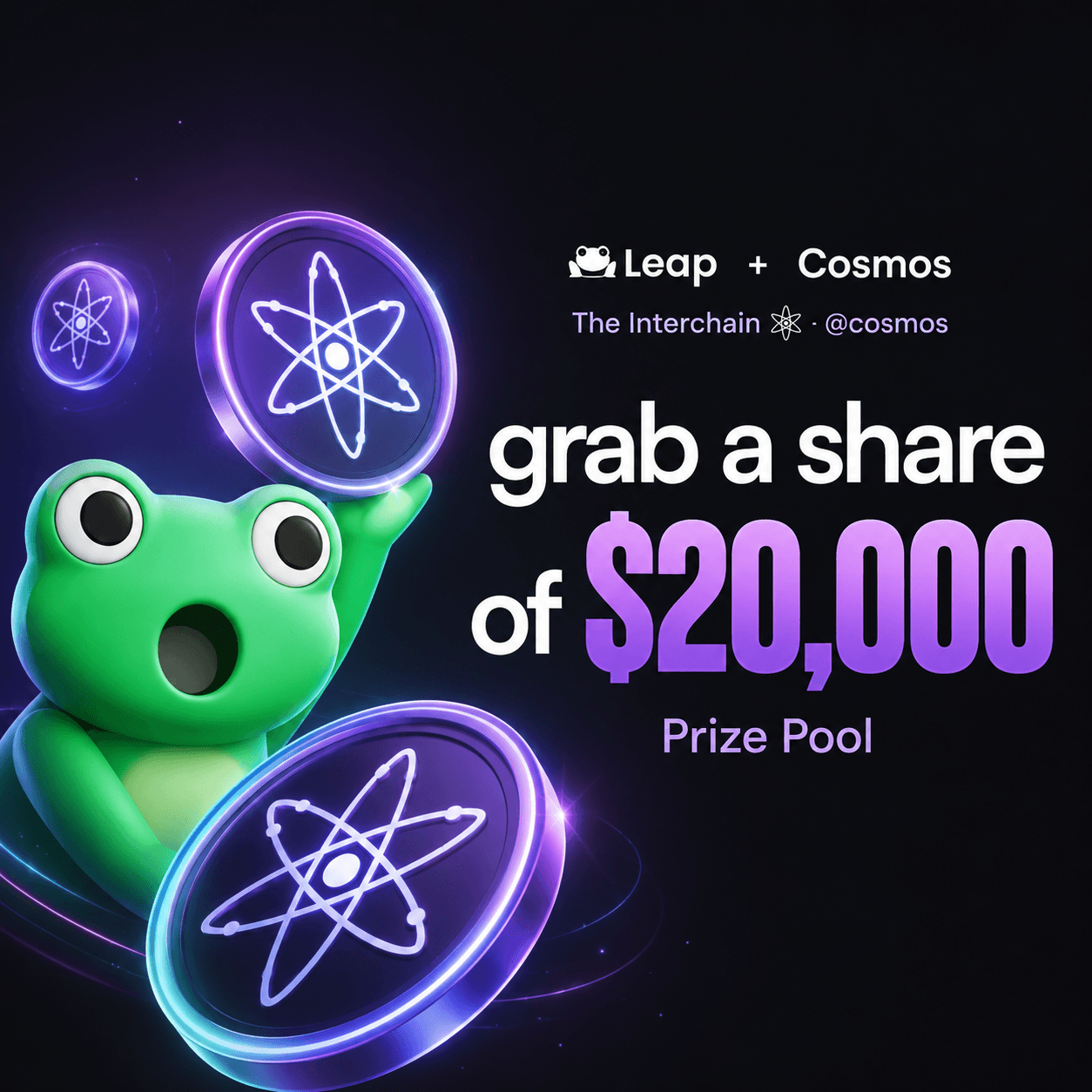 Leap Wallet Cosmos Network community campaign challenge post image